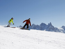Alpe Lusia is the perfect area for skiing in the italian Alps