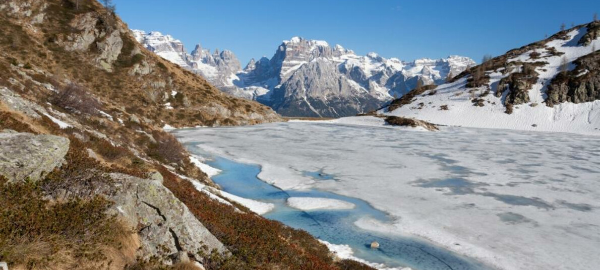 Con le ciaspole nei parchi naturali del Trentino