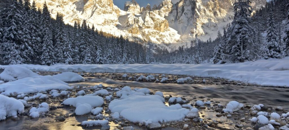 Con le ciaspole nei parchi naturali del Trentino