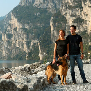 Con il cane sul Monte Altissimo