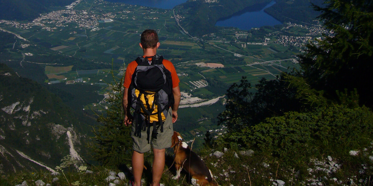 Passeggiata con cane al Pizzo di Levico