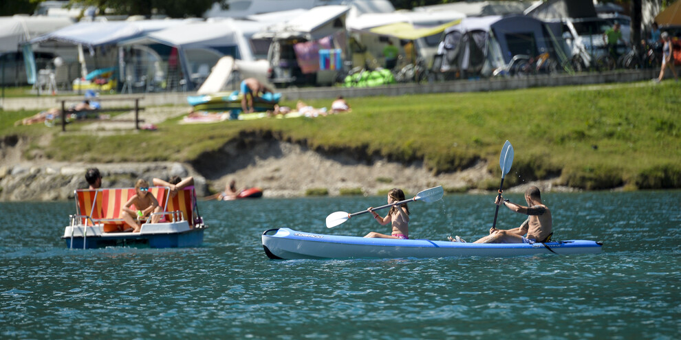 На каяке по озеру