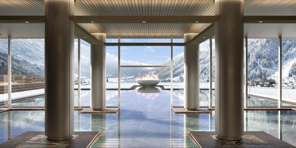 Relax in a wellness temple