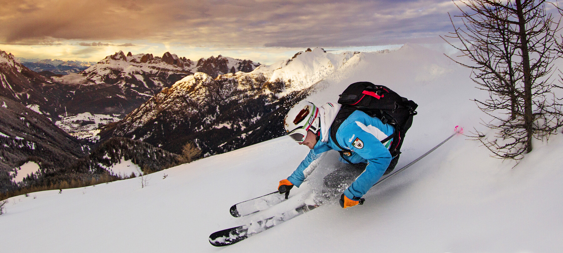 Im Val di Fassa können Sie mit den echten Champions Ski fahren