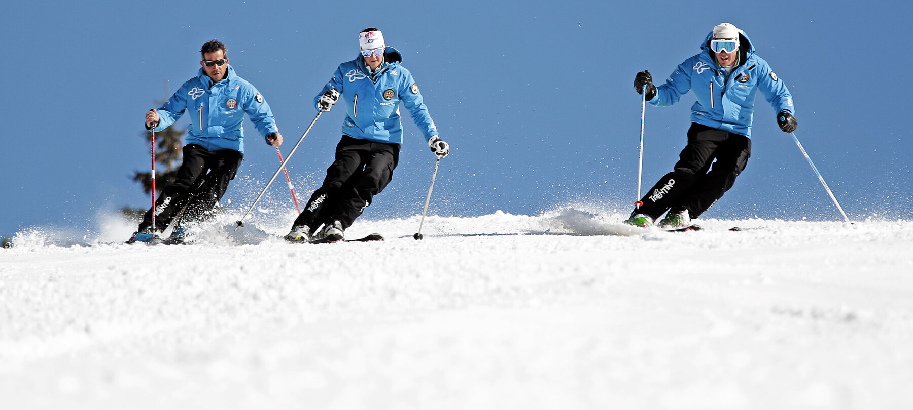 Im Val di Fassa können Sie mit den echten Champions Ski fahren