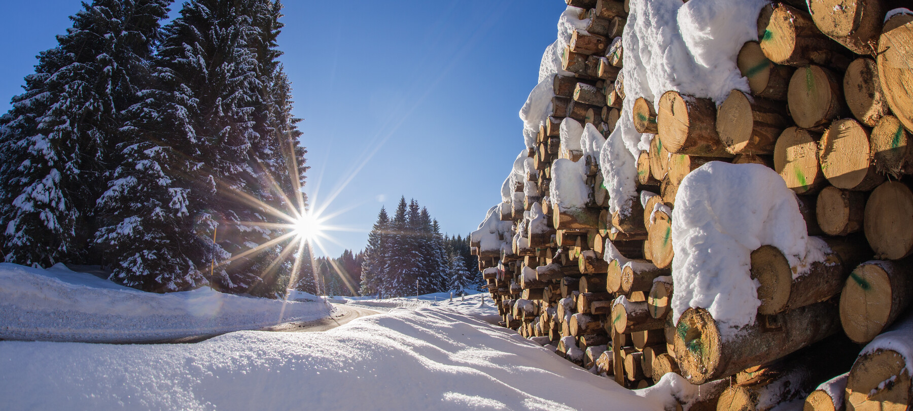 Barfuß im Schnee