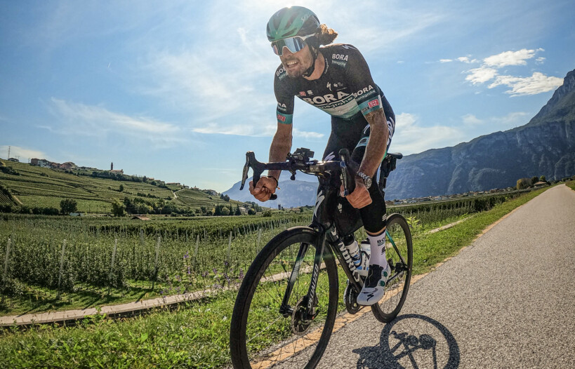 The climb up Monte Velo