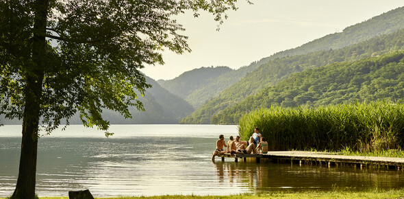 An den wärmsten Seen Südeuropas