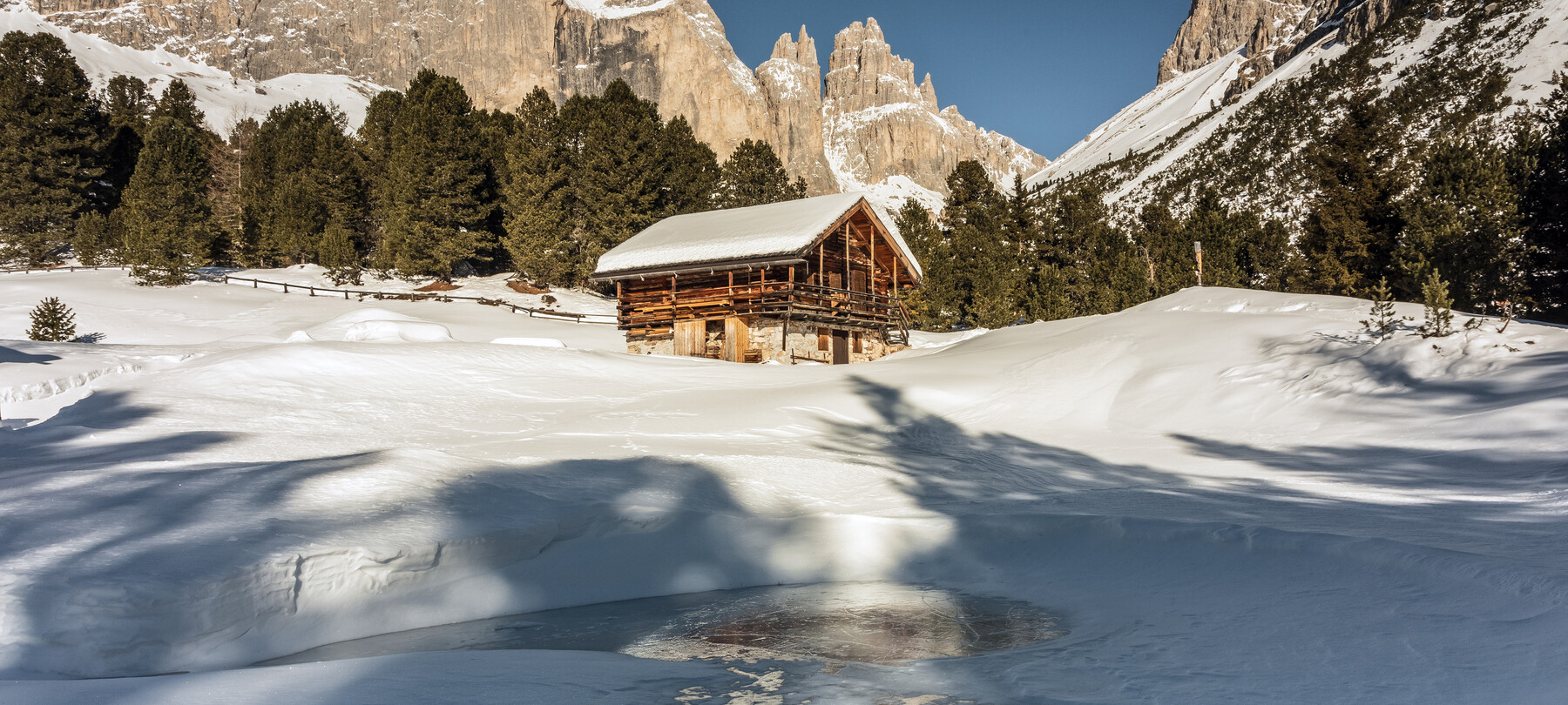 Sleeping in a mountain chalet