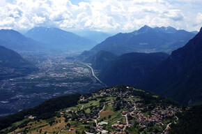 View from the Cross | © APT Dolomiti di Brenta e Paganella