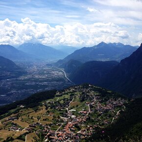 Vista dalla croce | © APT Dolomiti di Brenta e Paganella