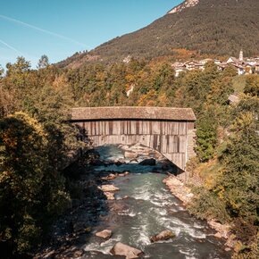 Die gedeckte Brücke | © APT Fiemme Cembra
