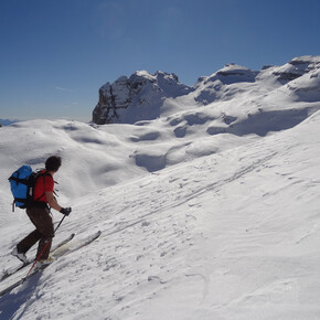 Cima Vallazza und Cima Roma im Hintergrund | © VisitTrentino