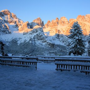 Escursione invernale da Andalo al Rifugio La Montanara | © APT Dolomiti di Brenta e Paganella