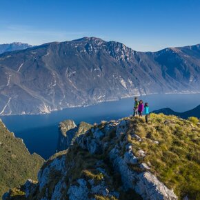 View of Lake Garda from the route | © Garda Trentino 