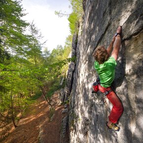 Parete di arrampicata Sasedei | © APT Dolomiti di Brenta e Paganella