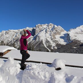 Panorama sulle Dolomiti da Cascina Zeledria | © APT Madonna di Campiglio, Pinzolo, Val Rendena