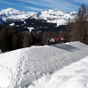 Escursione con le ciaspole a Malga Vaglianella | © APT Madonna di Campiglio, Pinzolo, Val Rendena