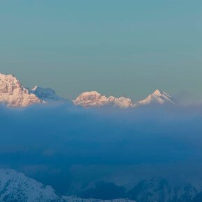 Vista sulle Dolomiti di Brenta da Cima Campantich | © Madonna di Campiglio Azienda per il Turismo 