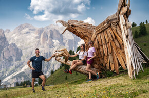 Kunst in großer Höhe Buffaure ©Archivio Funivie Buffaure S.P.A. | © APT Val di Fassa