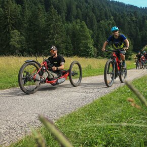 Handbike - Nembia e Madonna del Caravaggio | © APT Dolomiti di Brenta e Paganella