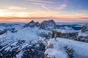 Punto panoramico Sass Pordoi - Passo Pordoi