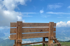 Riesige Bank - Monte Bondone