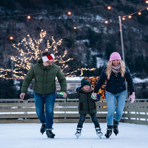 Schlittschuhlaufen in Molveno