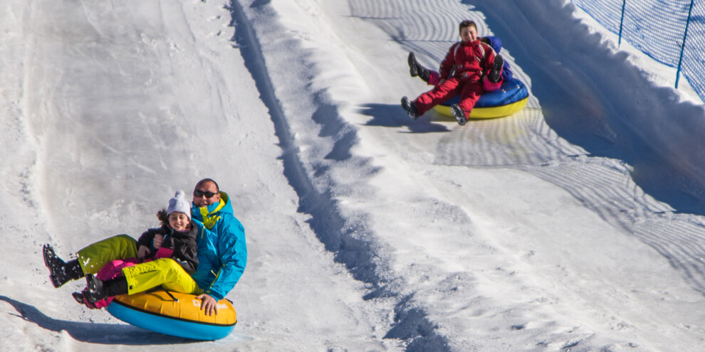 Tubing and sledding on Alpe Cimbra