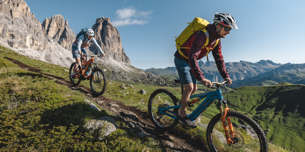 По Доломитам на горном велосипеде