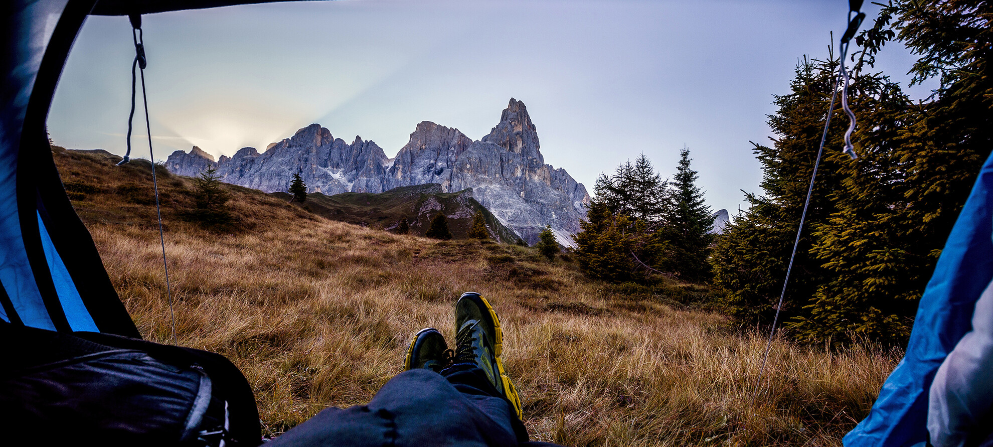 Het warme welkom van de herfst