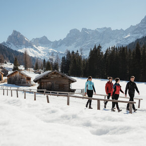 Val di Fassa - Val San Nicolò - Passeggiata sulla neve | © Alex Moling