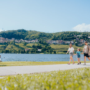 Озеро Серрайа в Базельга-ди-Пине