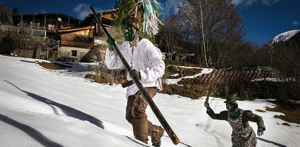 Valle dei Mòcheni - Carnevale mòcheno | © Daniele Lira - finanziato dall’Unione europea – NextGenerationEU