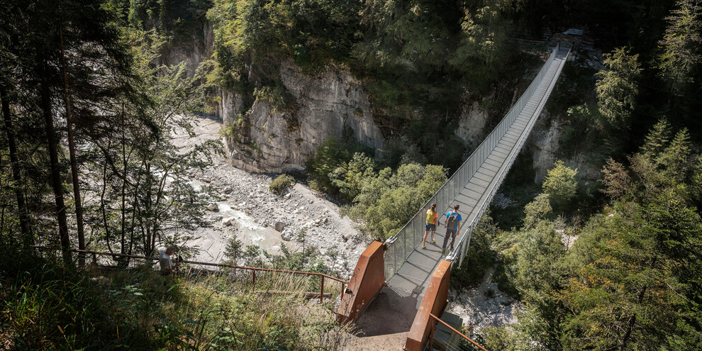 Ponte tibetano - Val Noana | © Daniele Lira