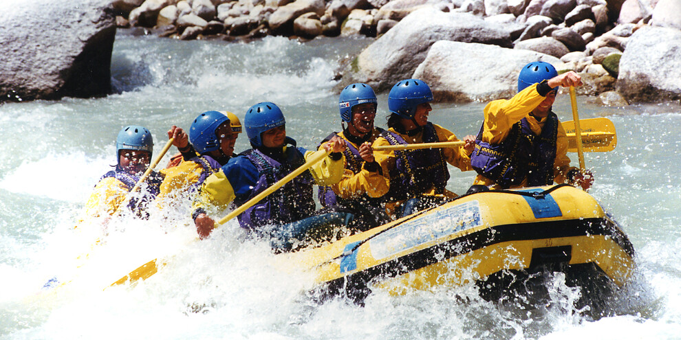 Rafting sul fiume Noce