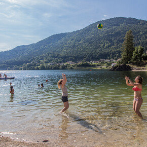 Bau Beach at lago delle Piazze