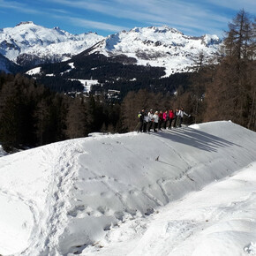 Trail n. 6 Campo Carlo Magno - Vaglianella Loop - snowshoeing...