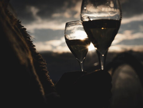 High-altitude sunsets 