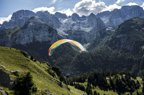 Paragliding and off-road adventure