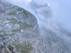 Notte stellata in portaledge nelle Dolomiti