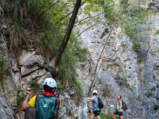Klettersteig Rio Secco mit dem Bergführer