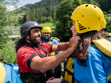 Rafting on the Noce River with X Raft