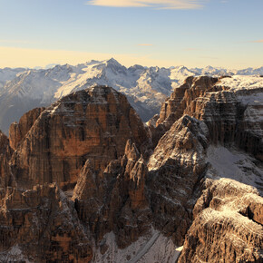 Campiglio - Veduta aerea delle Dolomiti di Brenta