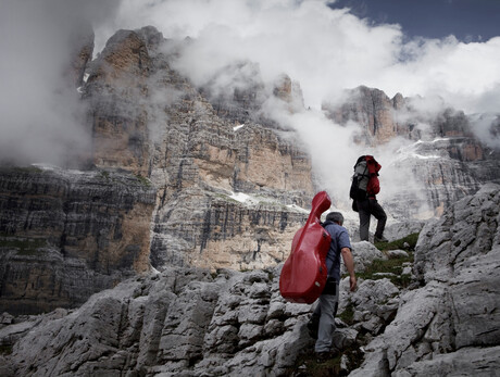 Trekking con Mario Brunello durante I Suoni delle Dolomiti
