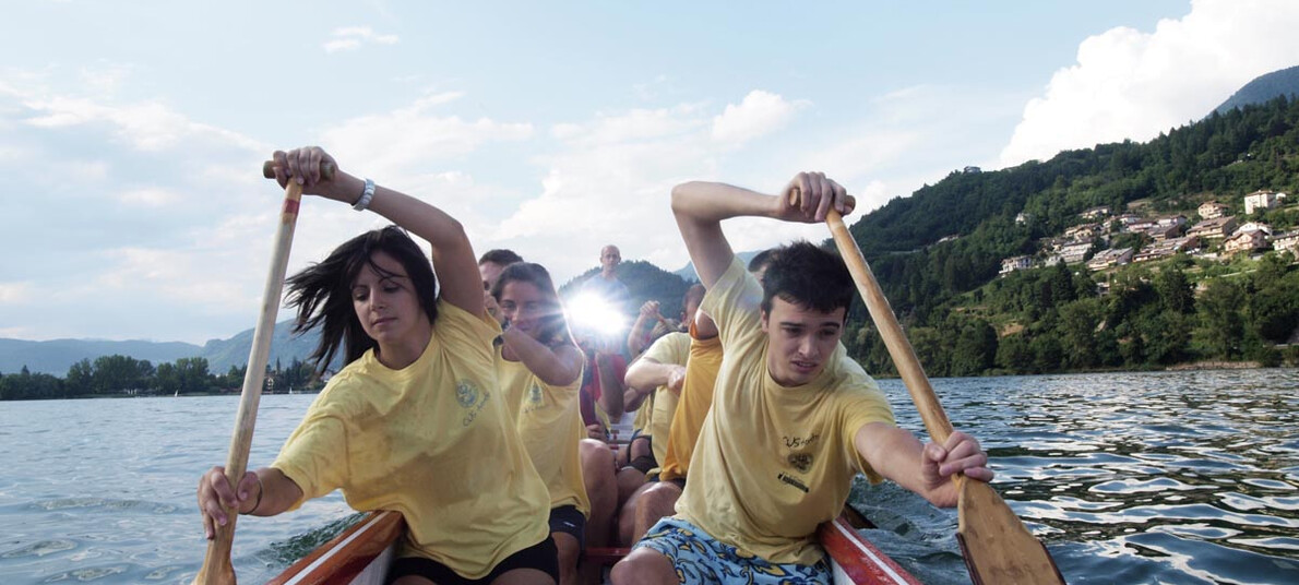 Jezioro Caldonazzo, dragon boat