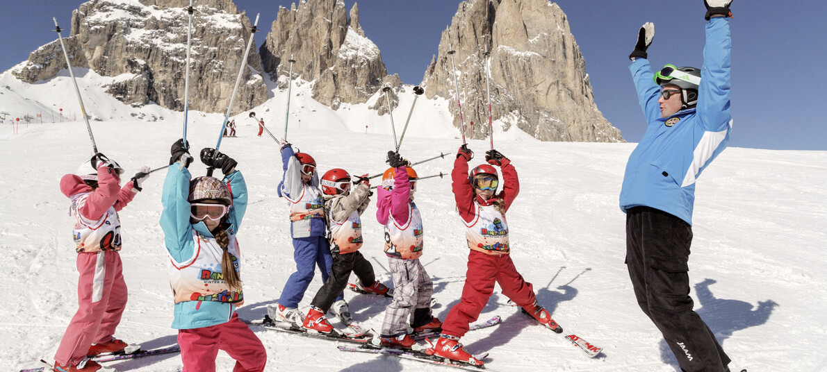 Skischulen in Trentino, Familienurlaub im Schnee