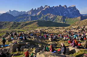 Val di Fassa - Col Margherita - L'Alba delle Dolomiti
