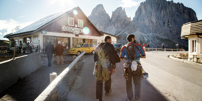 Val di Fassa - Passo Sella -  Alpinisme