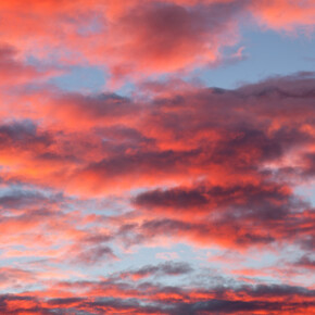 Tramonto - Nuvole rosse